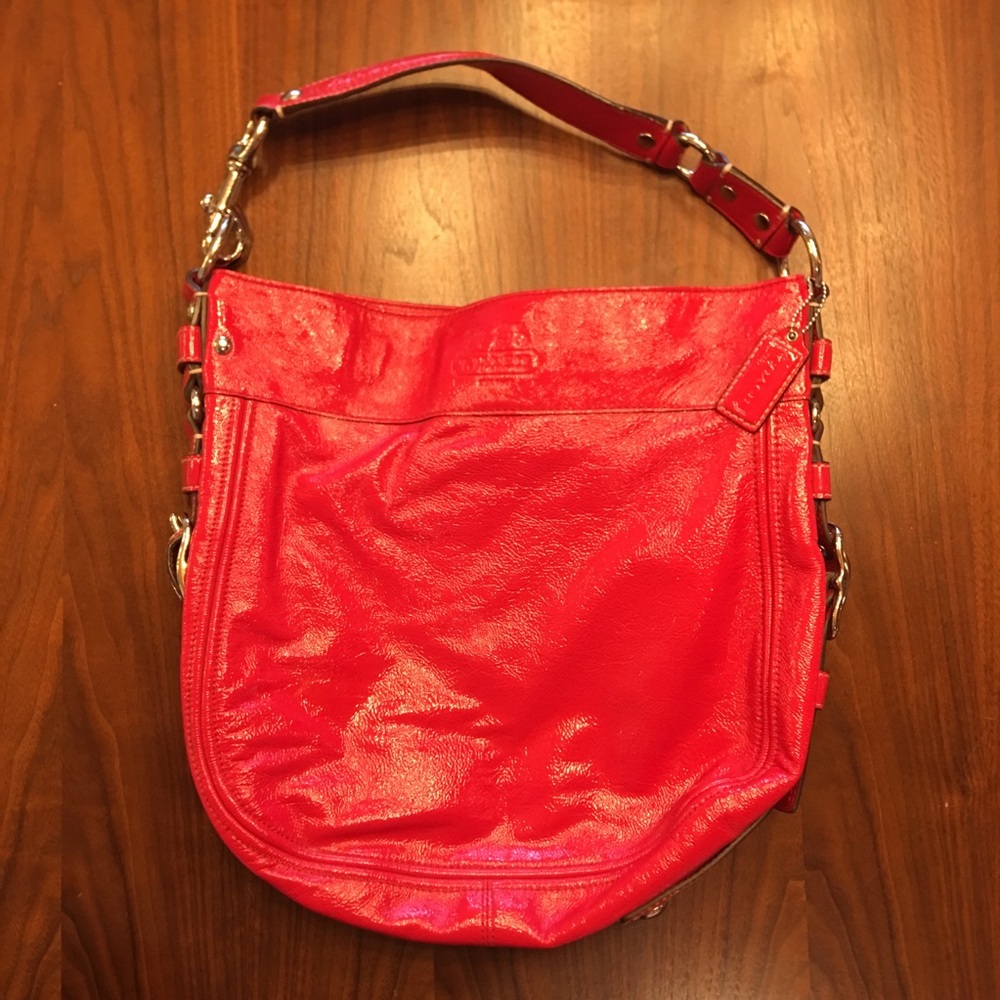 COACH Patent Leather Red Purse